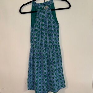 Compania Fantastica Teal‎ and Blue Patterned Dress box44